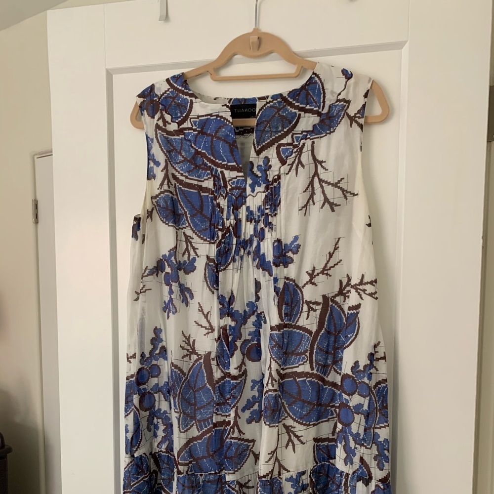 Thakoon sleeveless printed dress, Size 6